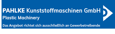 Pahlke Kunststoffmaschinen GmbH · Gebrauchte Thermoform-Maschinen · Tiefziehmaschinen · Industriestraße 11 · 83404 Ainring-Mitterfelden · Telefon: +49 (0) 8654 50890